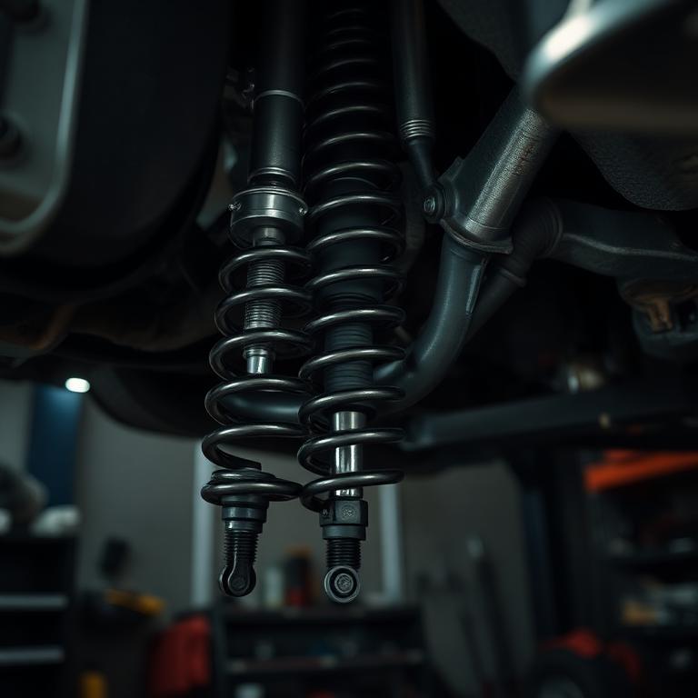 Suspension coil springs and shocks